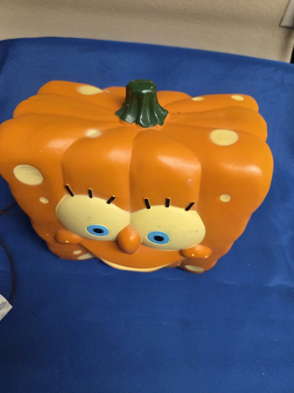 Vintage SpongeBob SquarePants Light Up Blow Mold Halloween Christmas Yard Decor